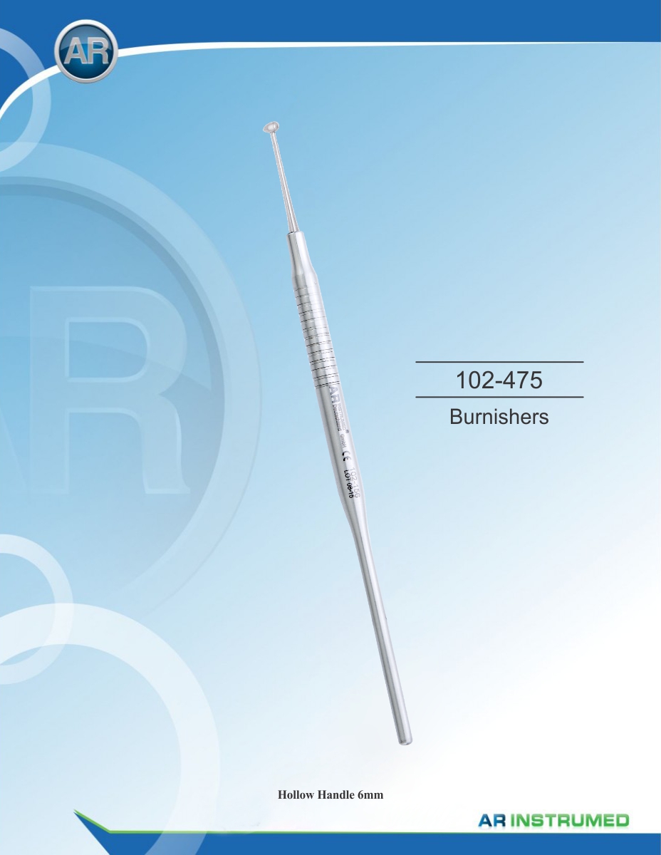 Burnishers Solid Handle 6mm