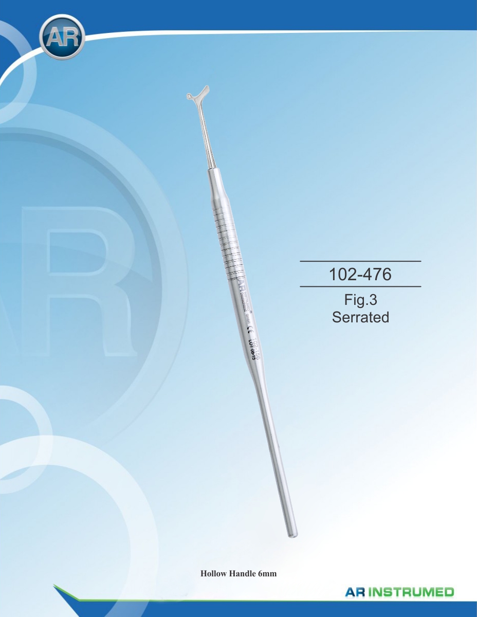 Fig.3 Serrated Solid Handle 6mm