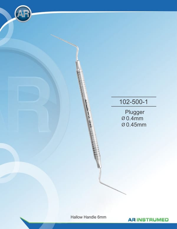 Plugger ø0.4mm ø0.45mm Solid Handle 6mm
