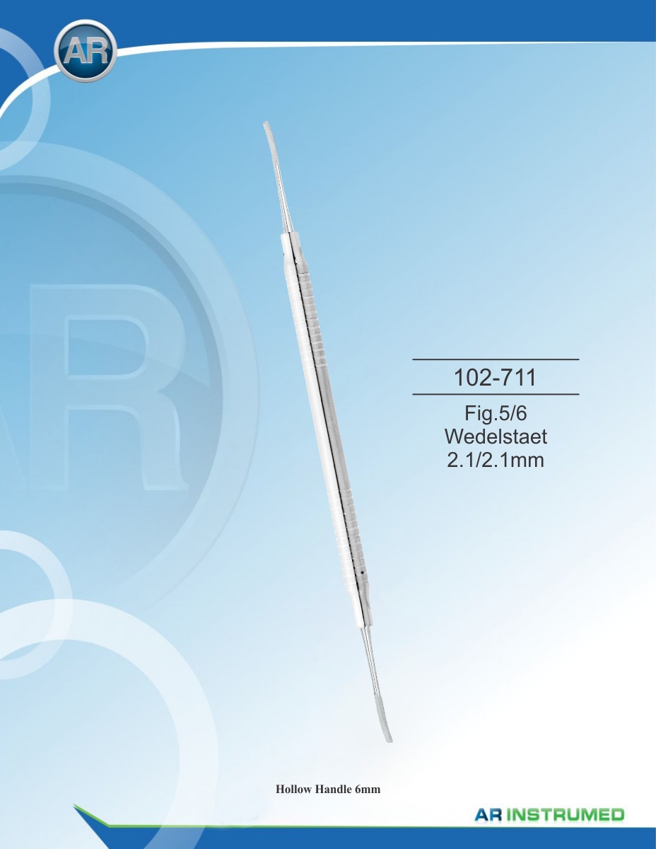 Fig.3/4 Wedelstaet 2.1/2.1mm Solid Handle 6mm