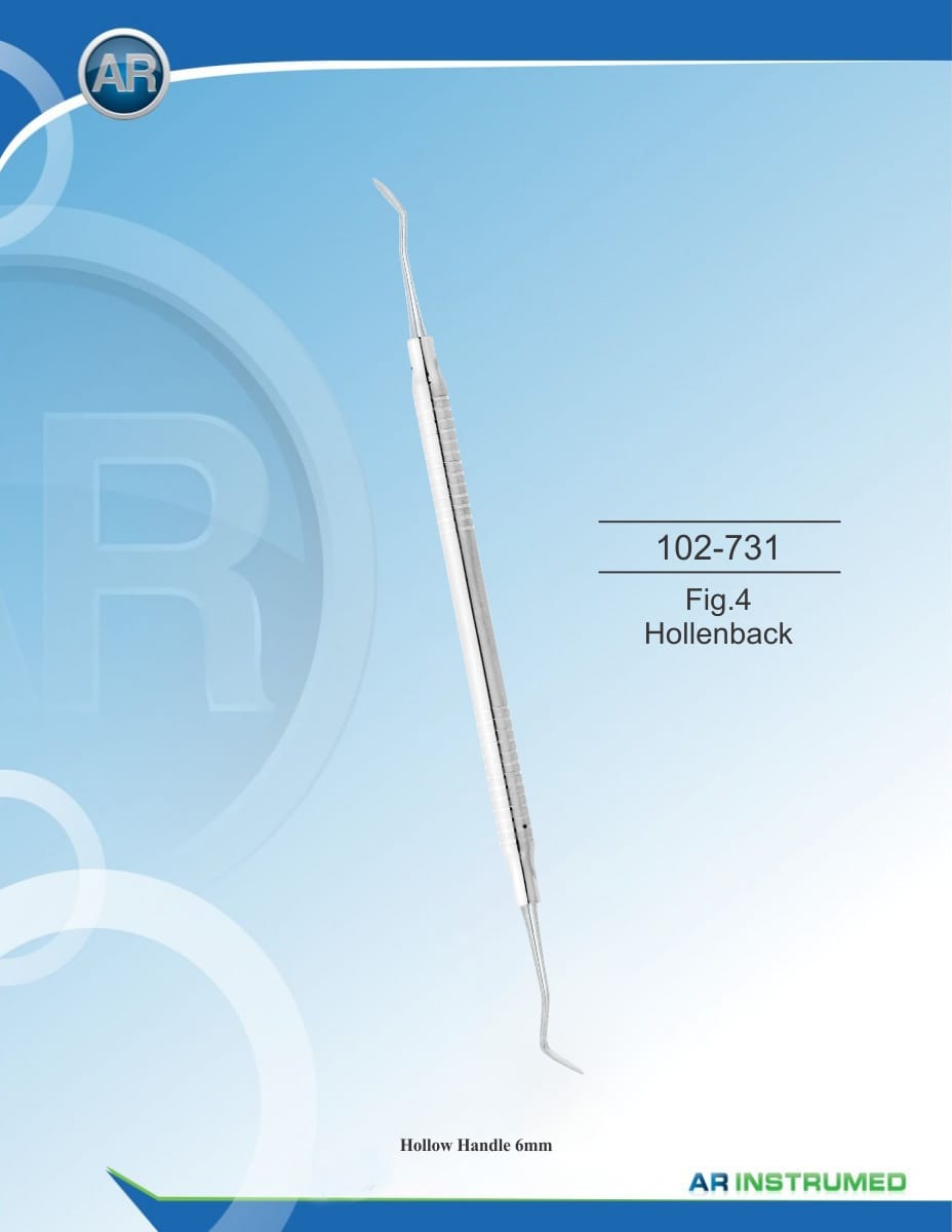 Fig.4 Hollenback Solid Handle 6mm – AR Instrumed, Füllungsinstrumente