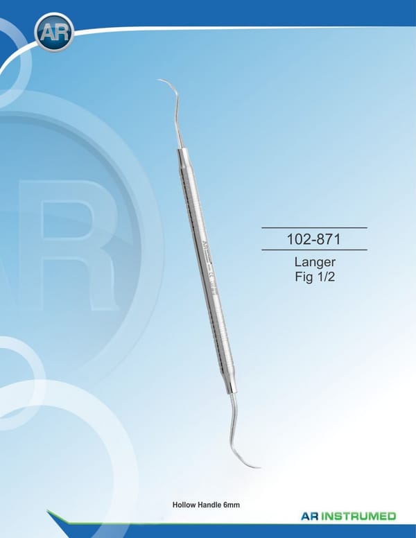 Scaler Langer Fig 1/2 Solid Handle 6mm