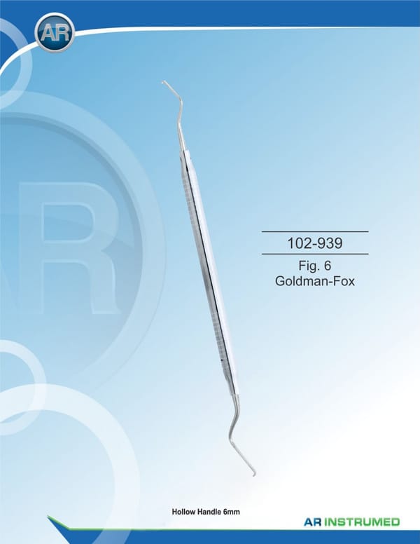 Fig. 6 Goldman-Fox Scaler Solid Handle 6mm