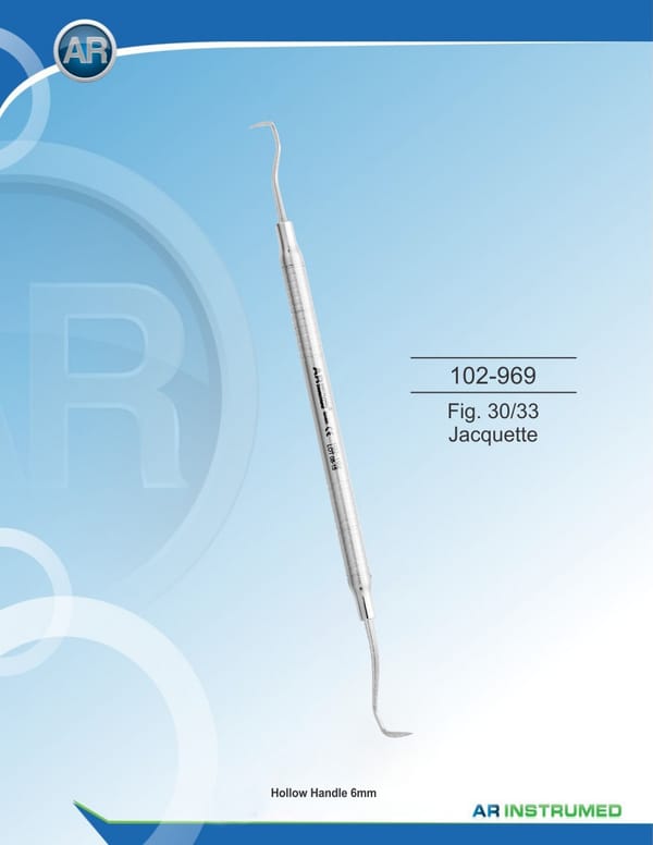 Scaler Fig. 30/33 Jacquette Solid Handle 6mm