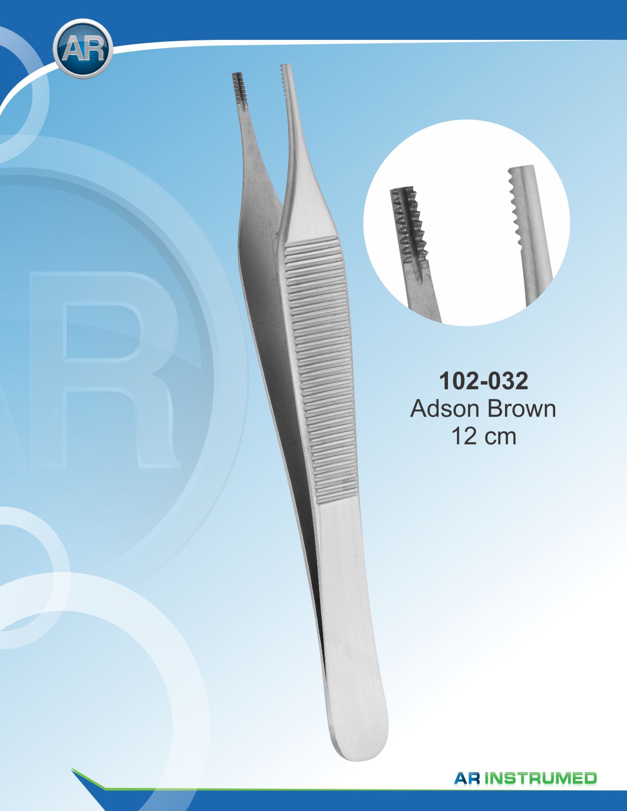 Adson Brown Tweezer 12cm