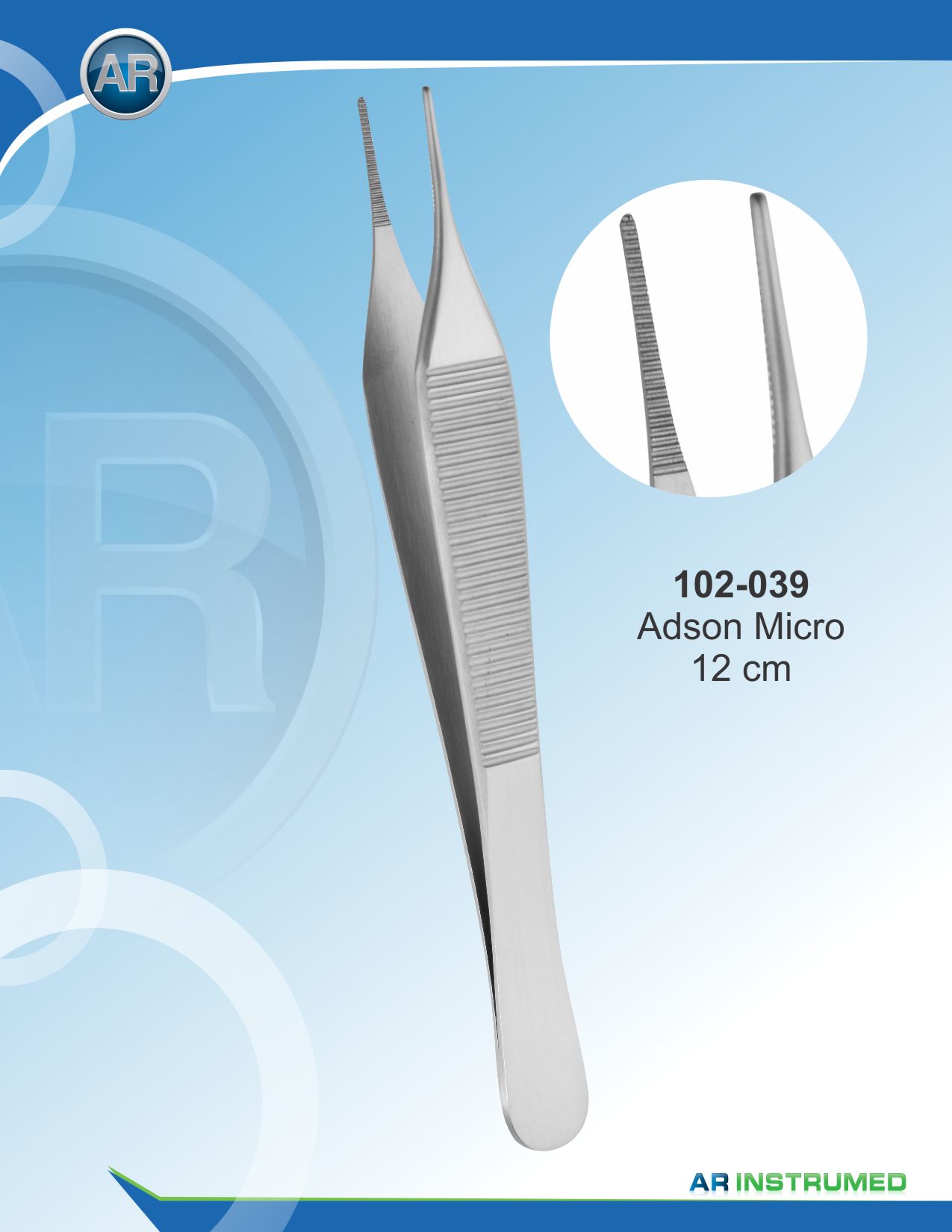 Adson Micro Tweezer 12cm