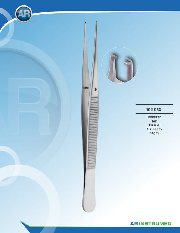 Tissue Forceps 14cm