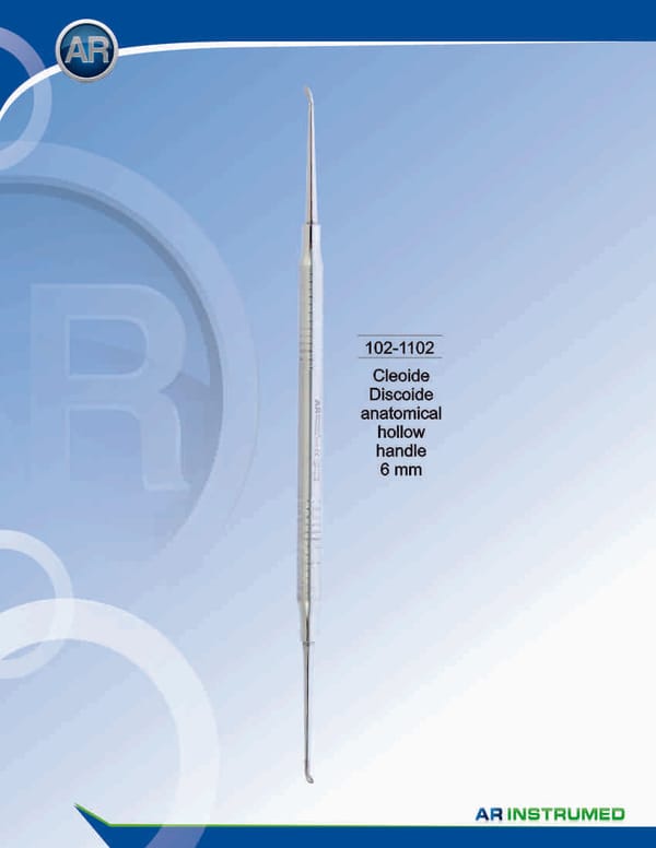 Cleoide Discoide Solid Handle 6mm