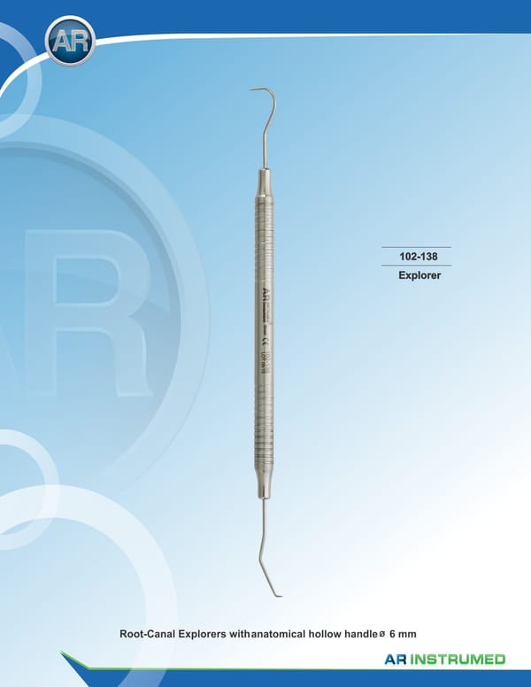 Explorer Double Ended 23/17 Solid Handle 6mm