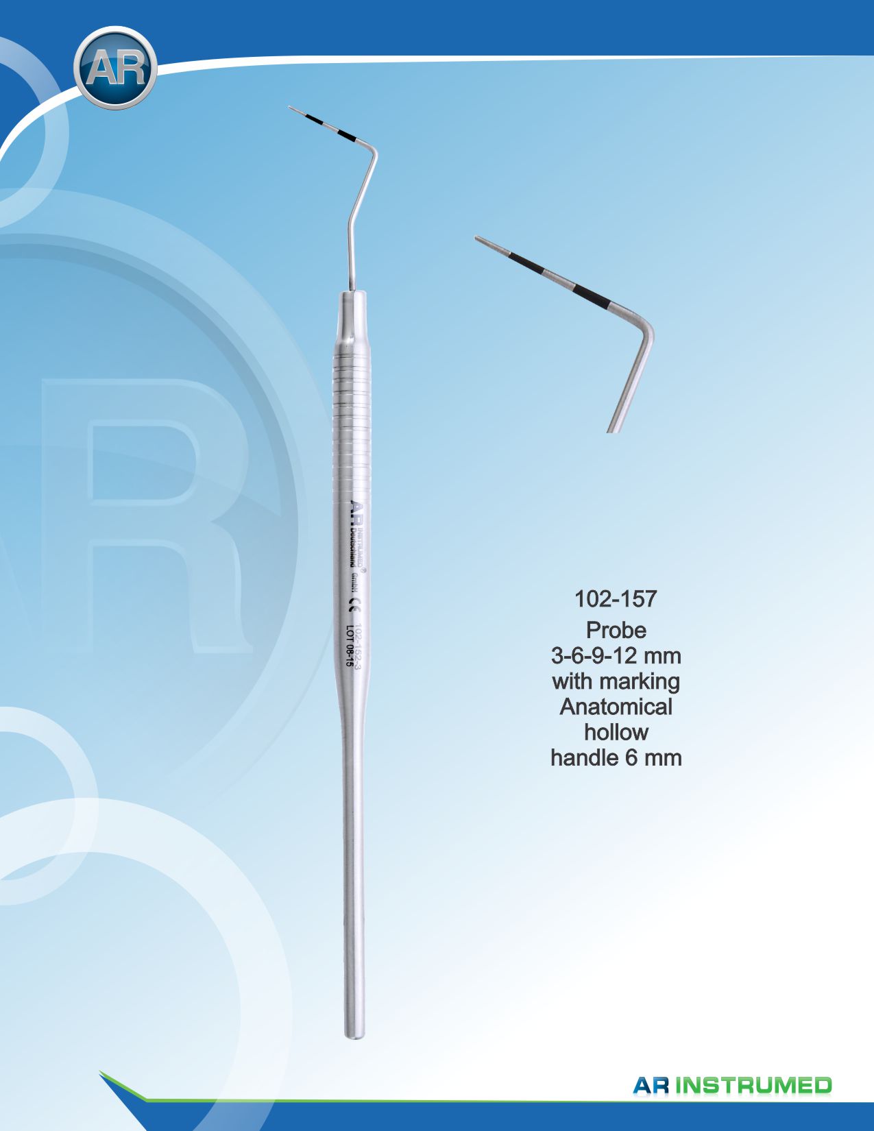CP12 Solid Handle 6mm