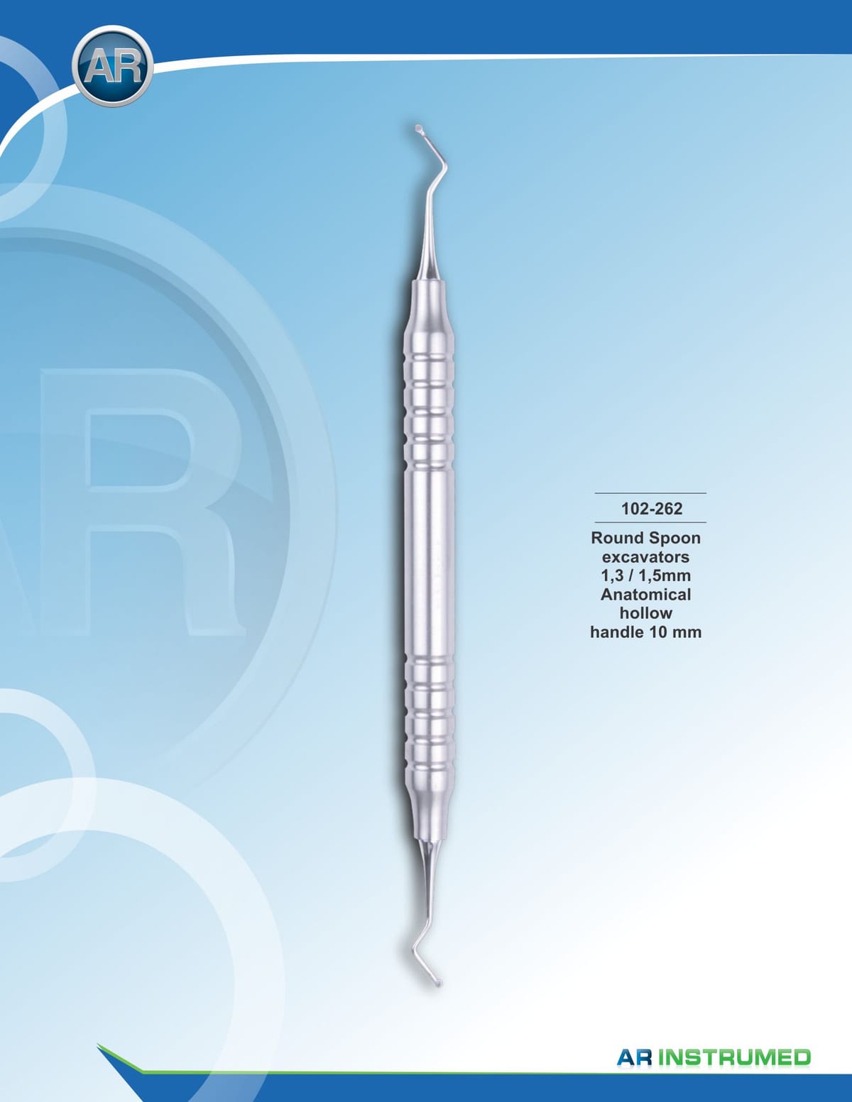 Round Spoon Excavator 1.3/1.5mm – AR Instrumed, Filling Instruments