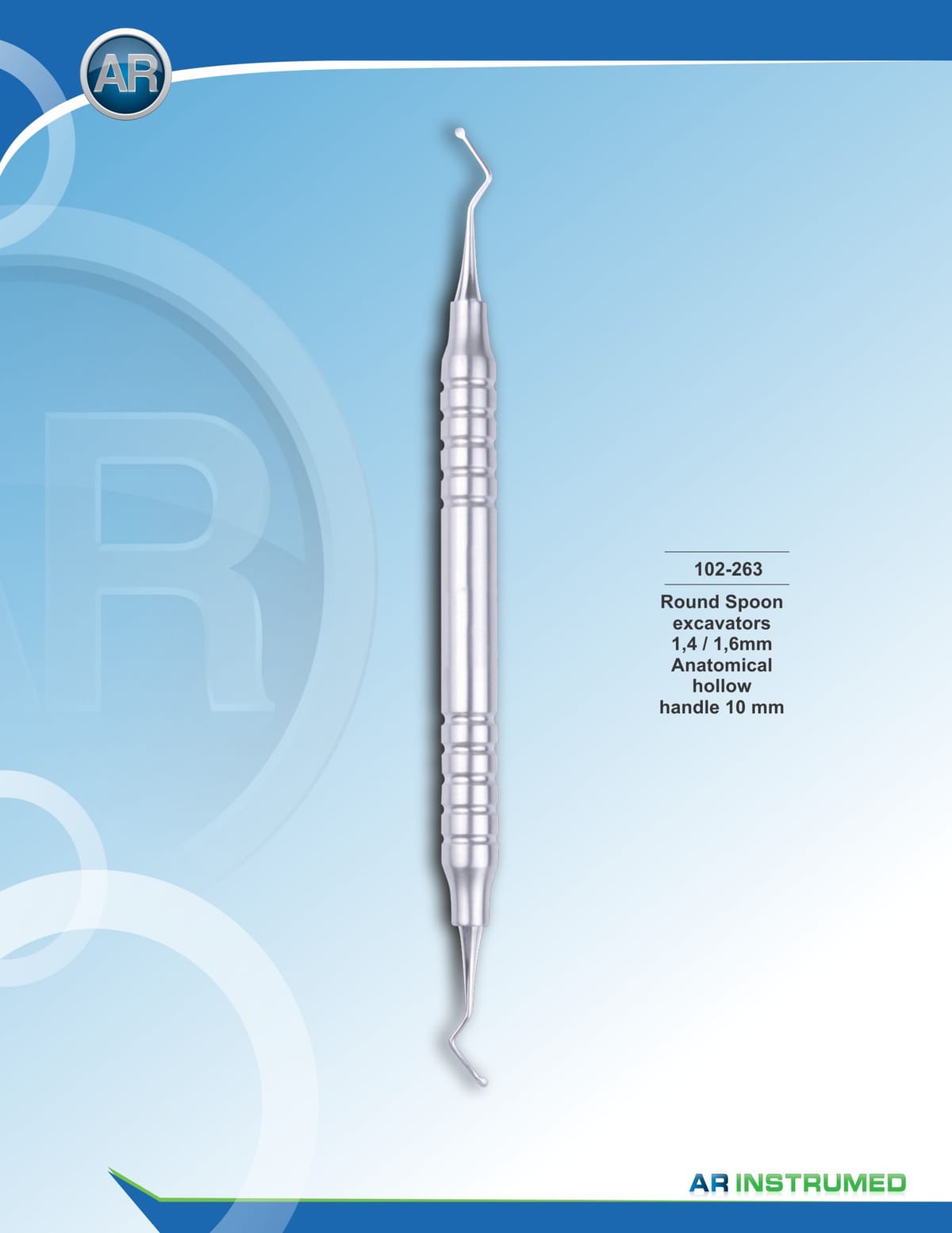 Round Spoon Excavator 1.4/1.6mm – AR Instrumed, Filling Instruments