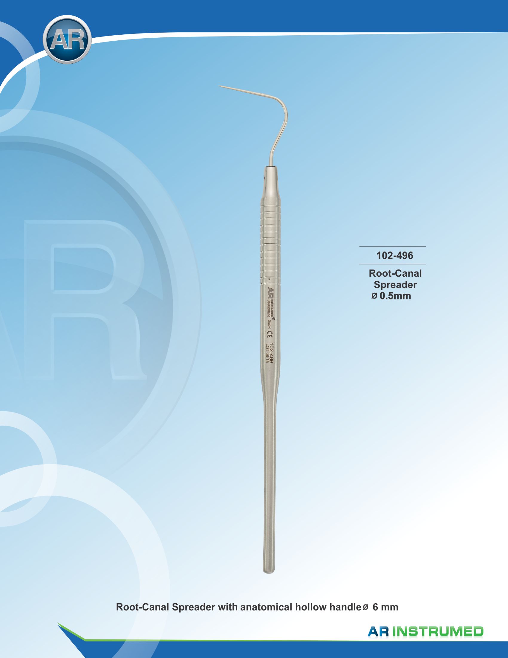 Spreader 0.5mm Solid Handle 6mm – AR Instrumed, Surgical Hand Instruments