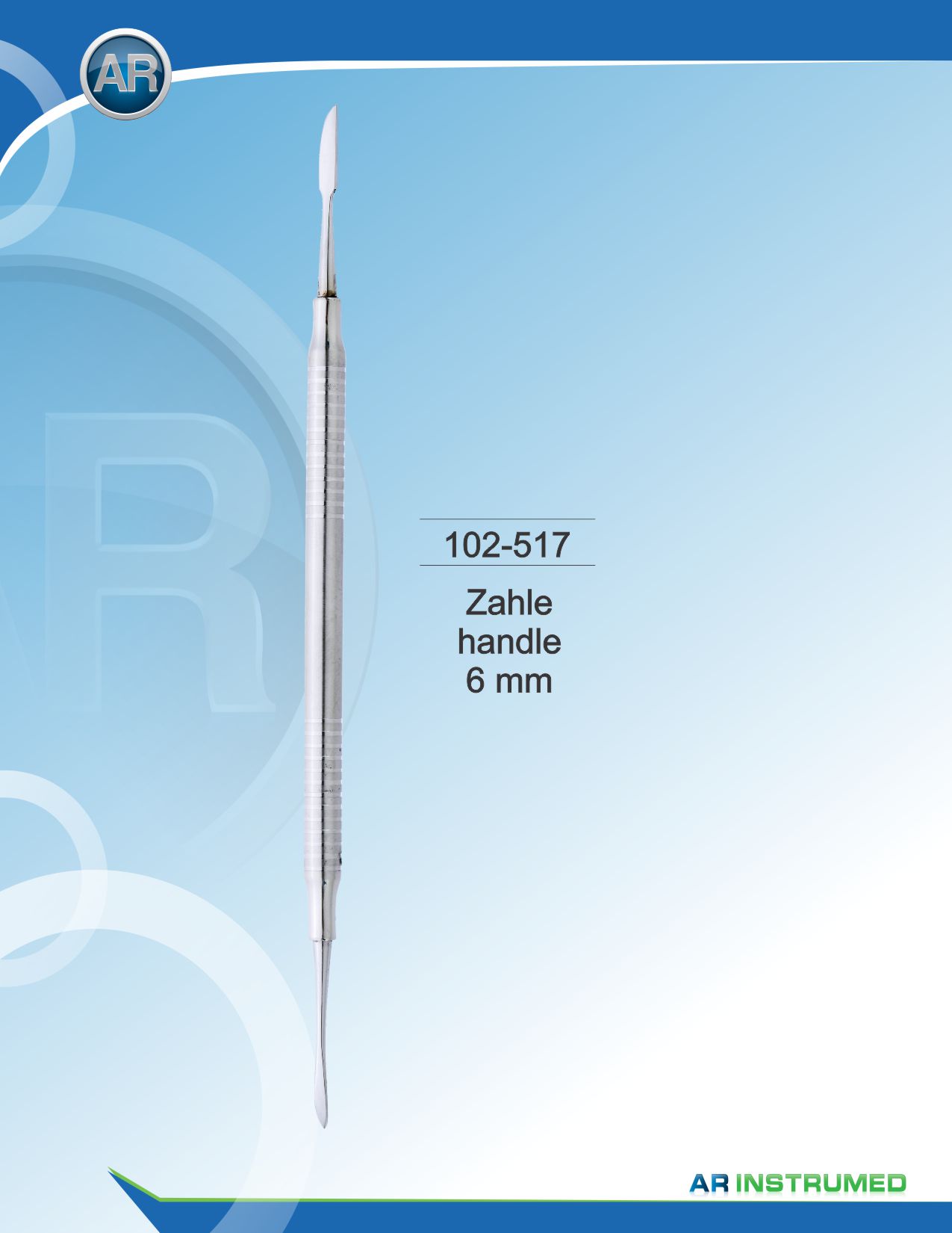 Zahle Solid Handle – AR Instrumed, Lab Hand Instruments