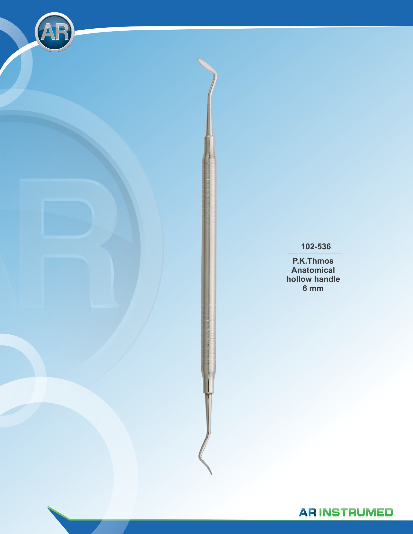 P.K. Thomas Fig.4 Solid Handle 6mm – AR Instrumed, Lab Hand Instruments