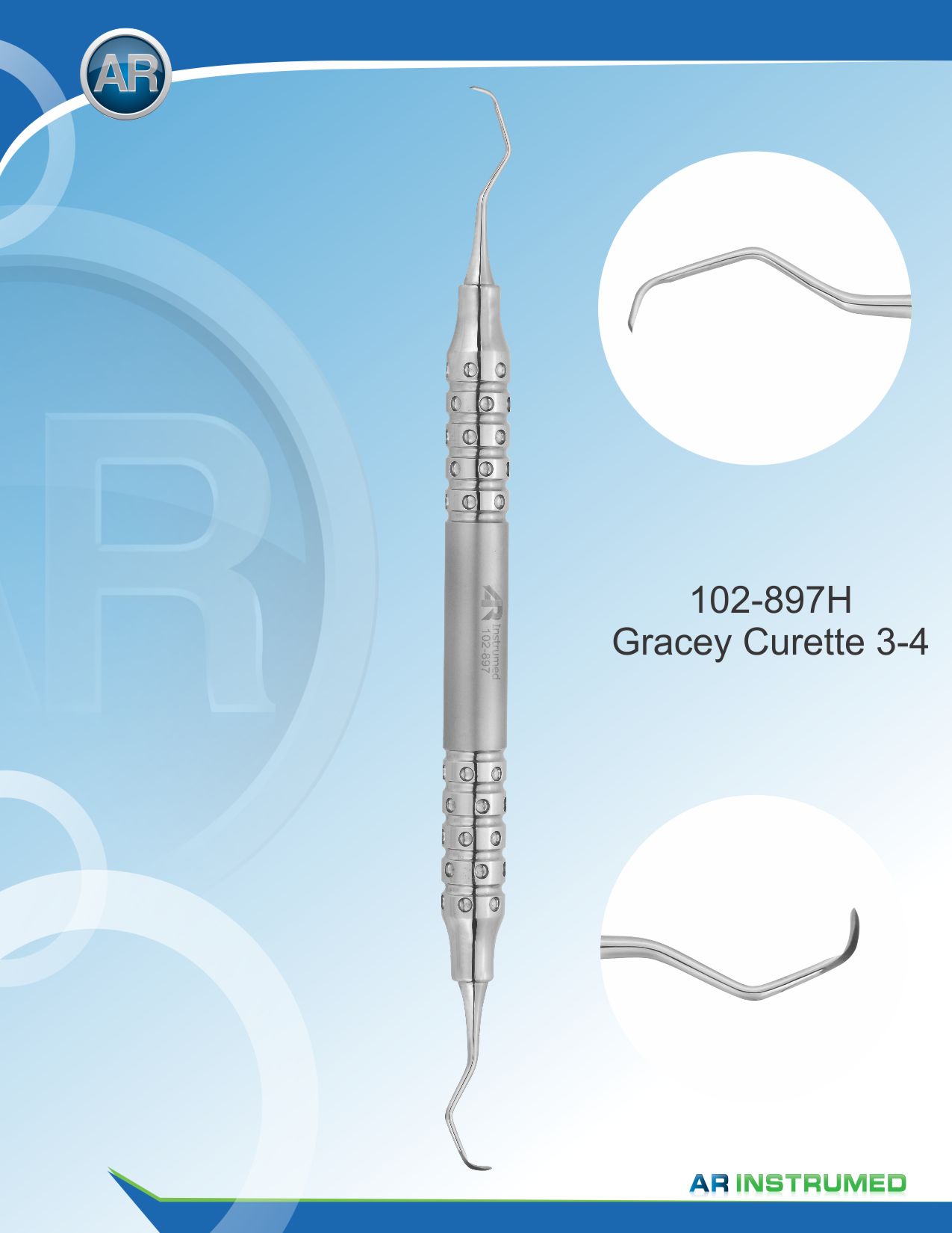 Curette Gracey 3-4 175mm