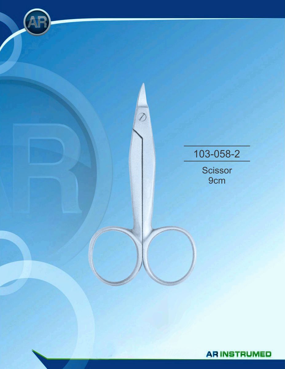 Scissor 9cm – AR Instrumed, Scissors & Needle Holders