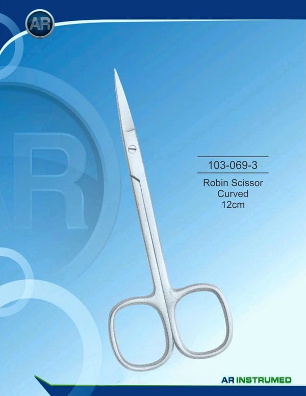 Robin Scissor Curved 12cm
