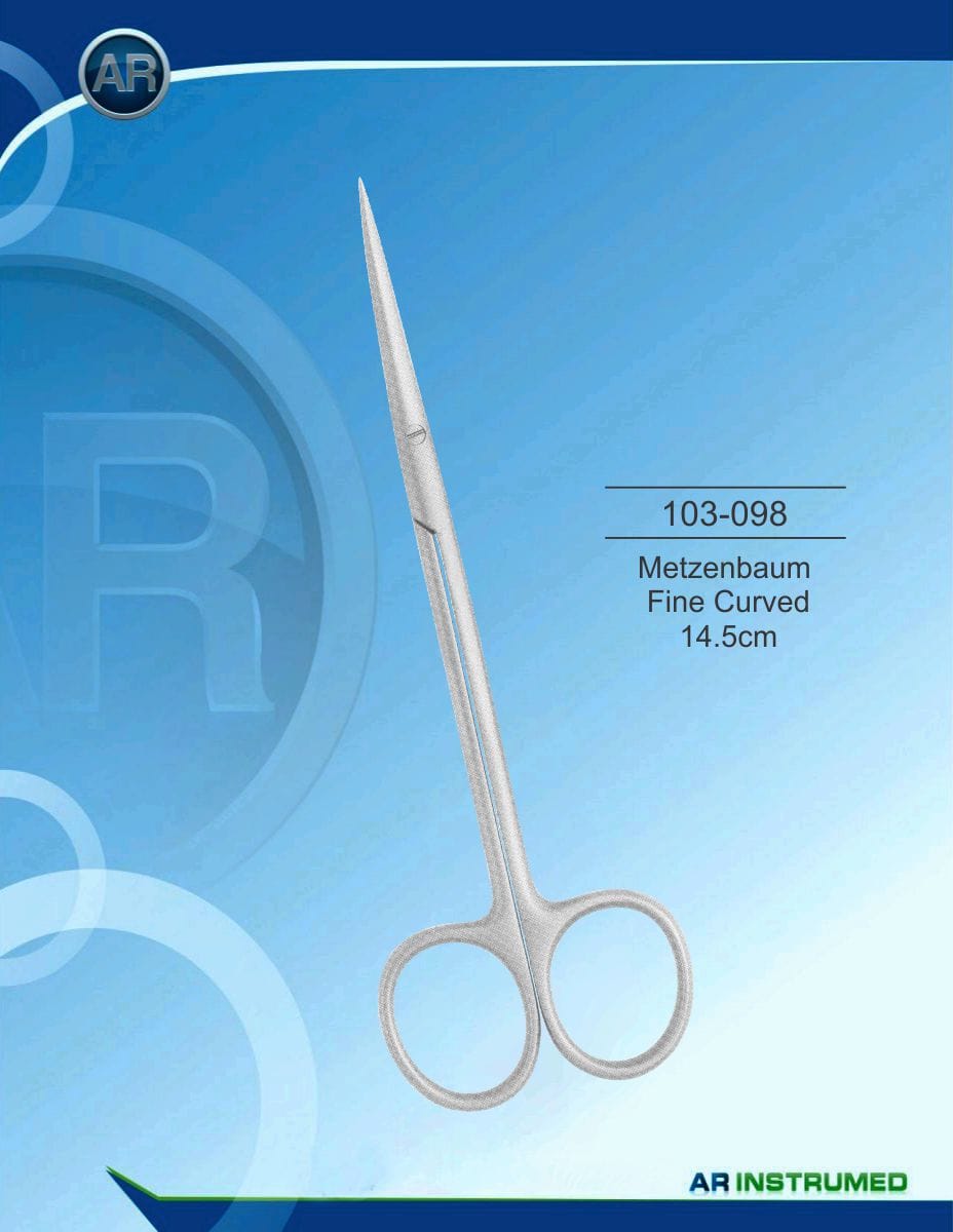 Metzenbaum Fine Curved 14.5cm – AR Instrumed, Surgical Instruments