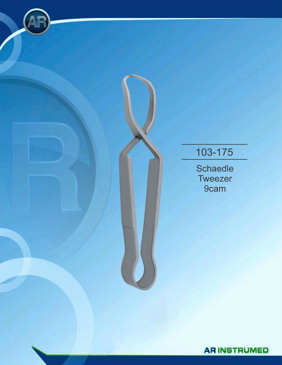 Schaedle Tweezer 9cm – AR Instrumed, Tweezers & Forceps
