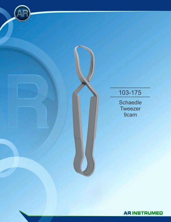 Schaedle Tweezer 9cm