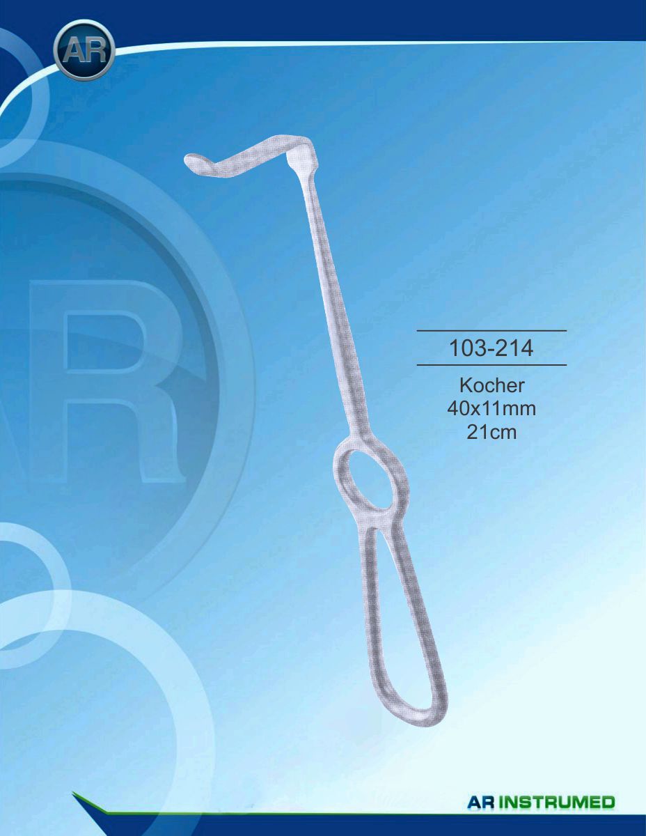 Kocher Retractor 40x11mm 21cm
