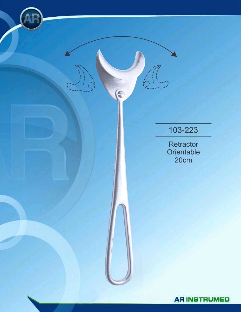 Retractor Orientable 20cm – AR Instrumed, Chirurgische Instrumente