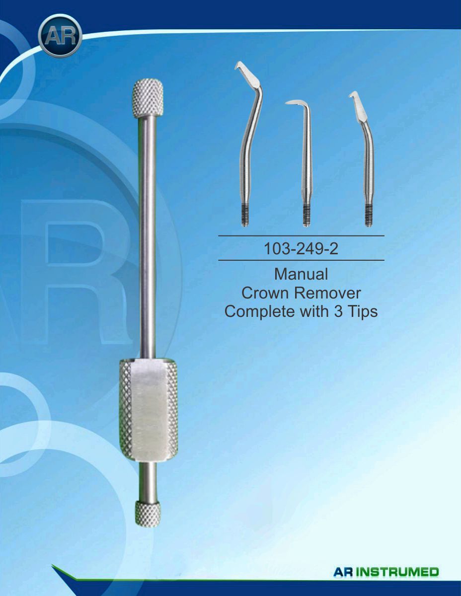 Manual Crown Remover Complete with 3 Tips