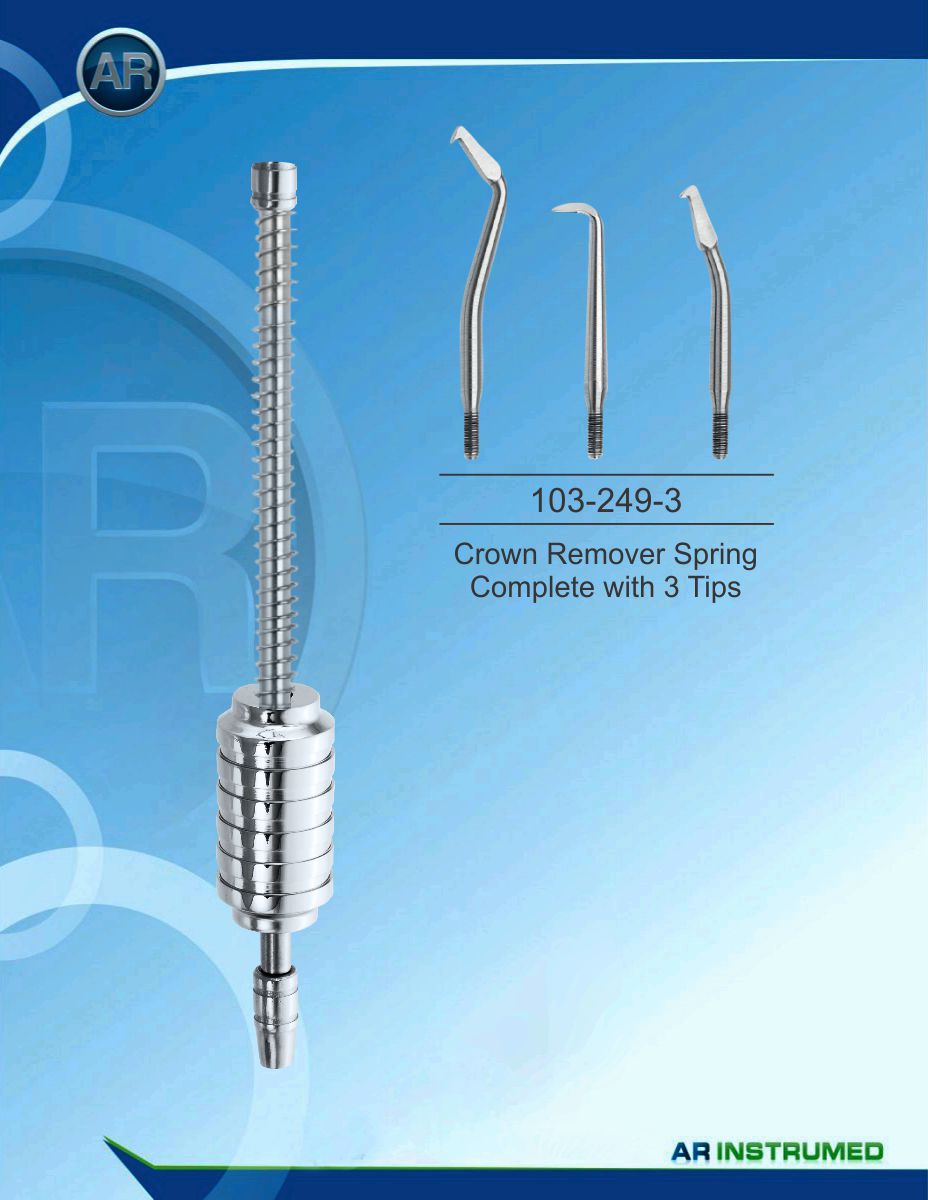 Crown Remover Spring Complete with 3 Tips