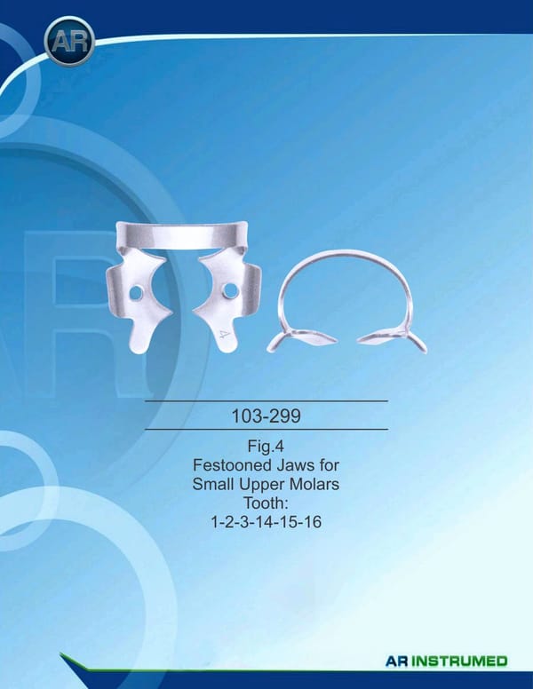 Rubber Dam Clamps Fig.4