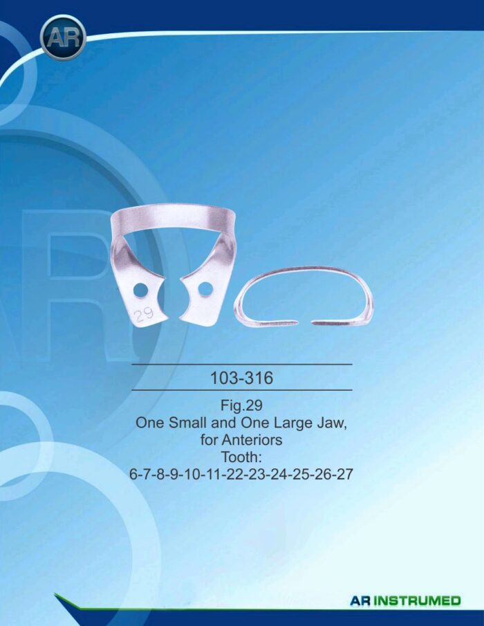 Fig.29 One Small and One Large Jaw, for Anteriros Tooth 6-7-8-9-10-11-22-23-24-25-26-27