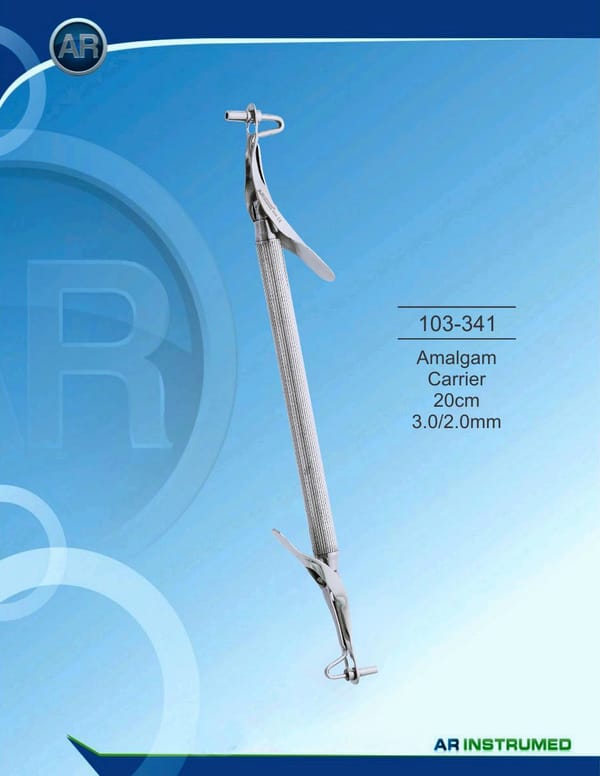 Amalgam Carrier 20cm 3.0/2.0mm