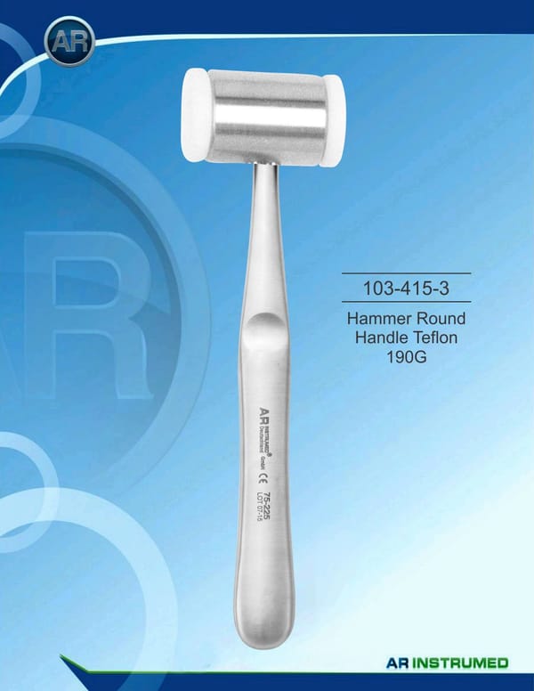 Mallet Round Handle Teflon 190G