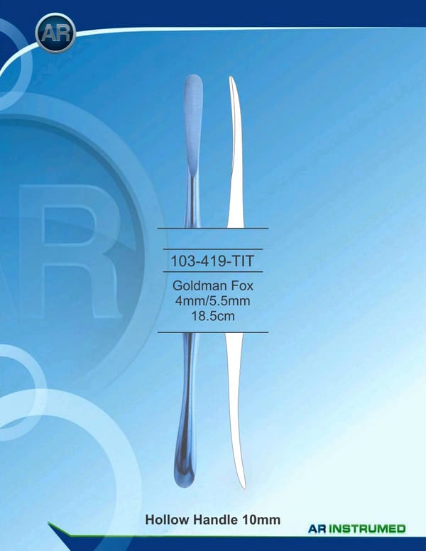 Goldman Fox 4mm/5.5mm 18.5cm