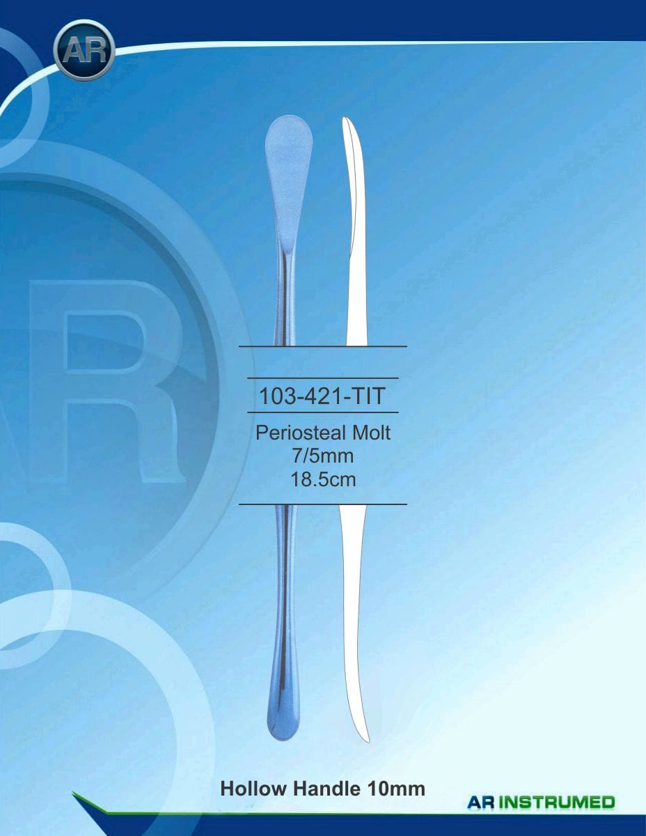 Periosteal Molt 7/5mm 18.5cm – AR Instrumed, Chirurgische Instrumente