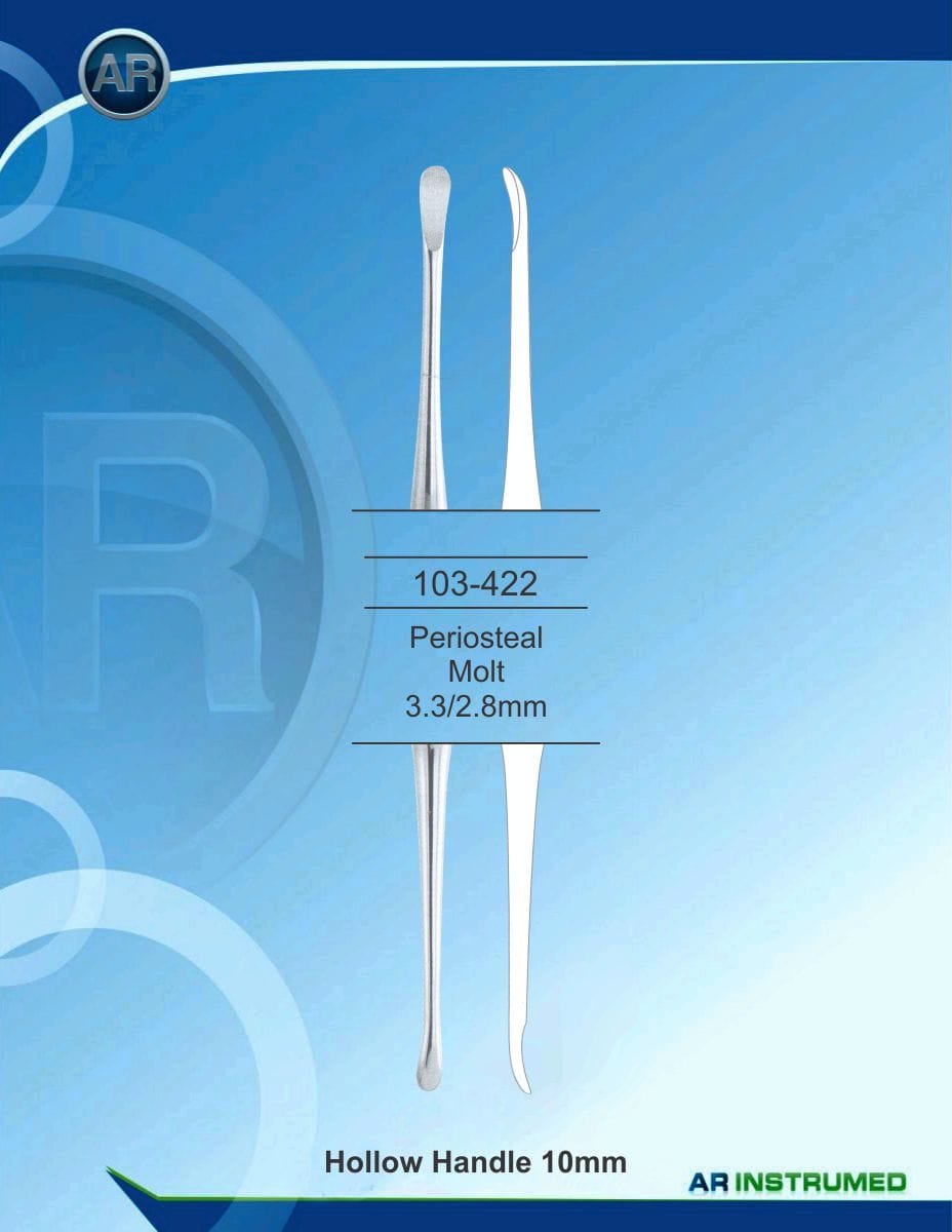 Periosteal Molt 3.3/2.8mm – AR Instrumed, Chirurgische Instrumente