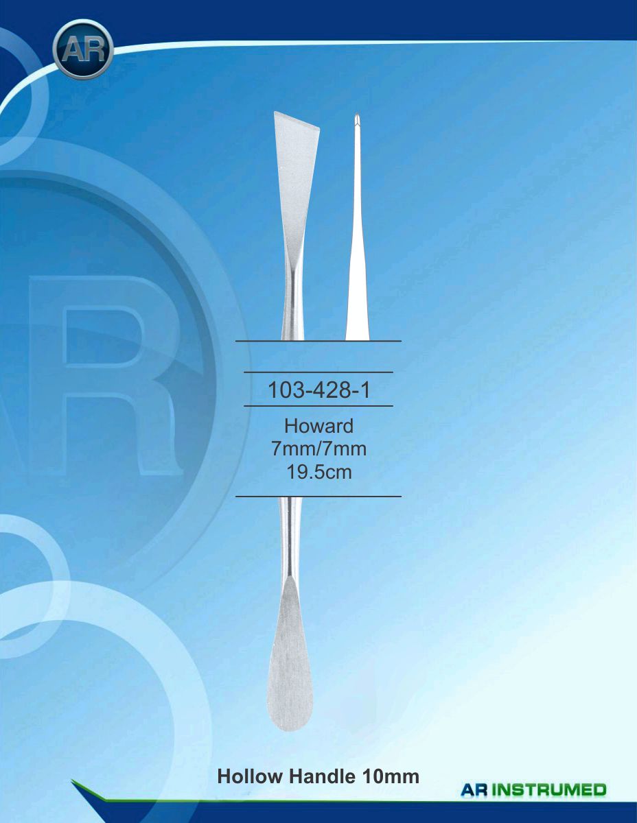 Howard 7mm/7mm 19.5cm Hollow Handle 10mm