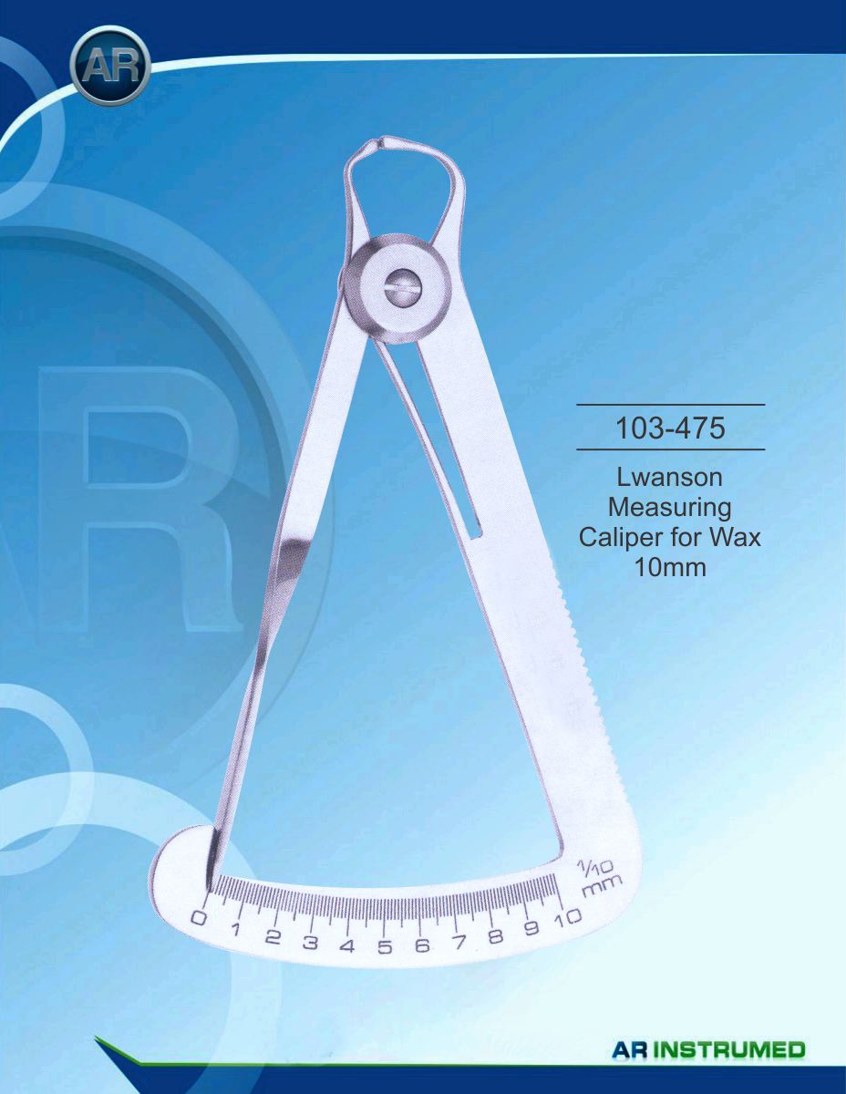 Measuring caliper Lwanson Measuring for Wax 10mm