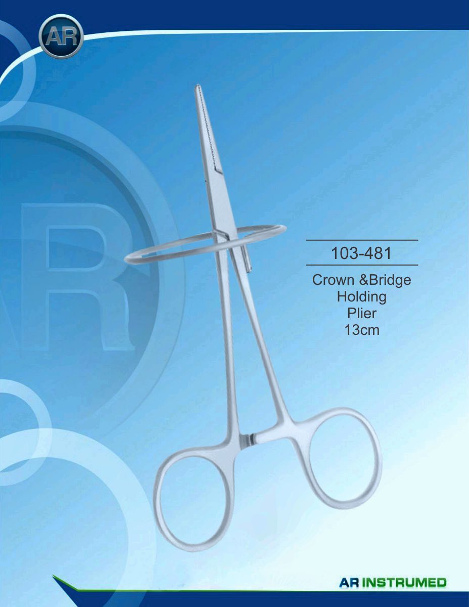 Crown &amp; Bridge Holding Plier 13cm