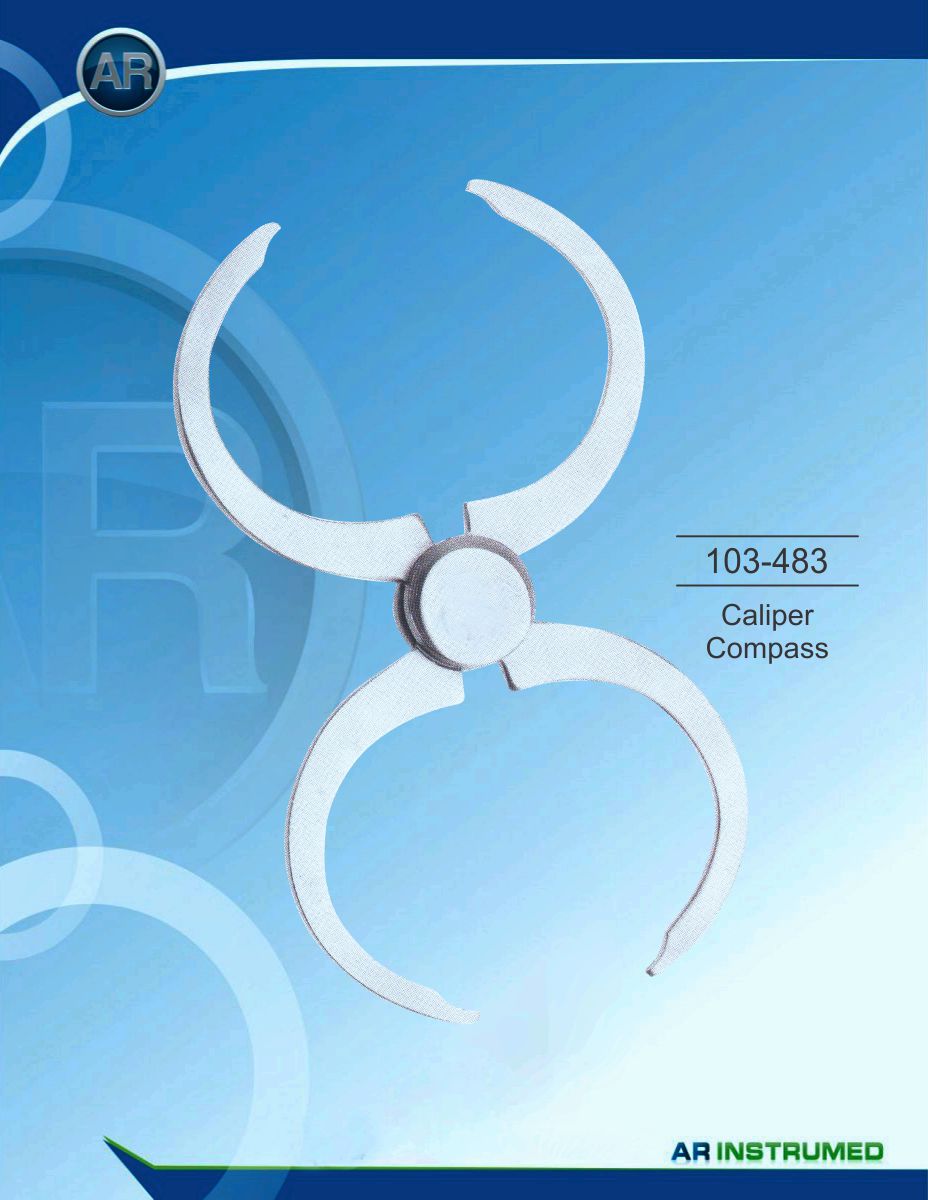 Compass measuring caliper