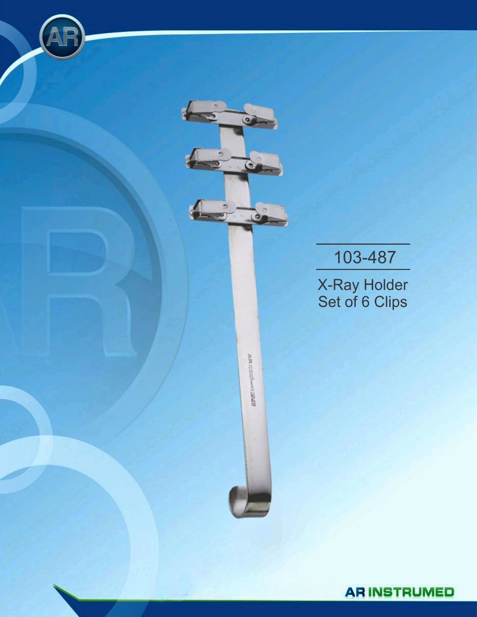 X Ray Holder Set of 6 Clips – AR Instrumed, X-ray Accessories