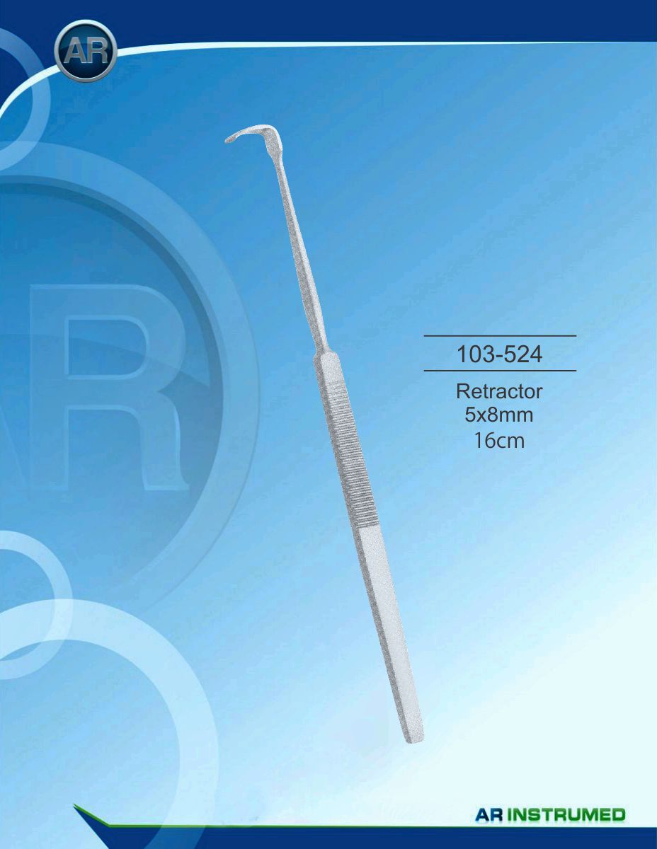 Retractor 5x8mm 16cm – AR Instrumed, Surgical Hand Instruments