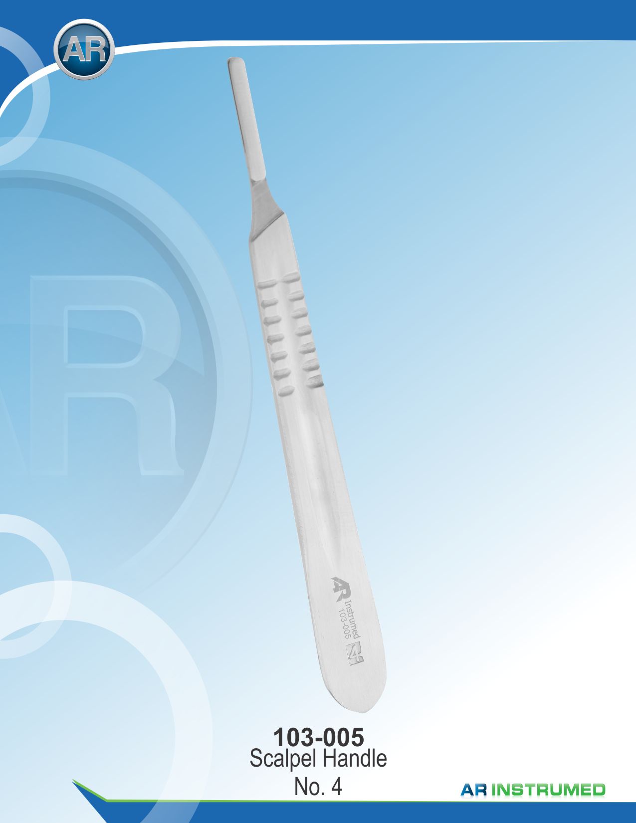 Scalpel Handle No.4 130mm – AR Instrumed, Scalpels & Blades