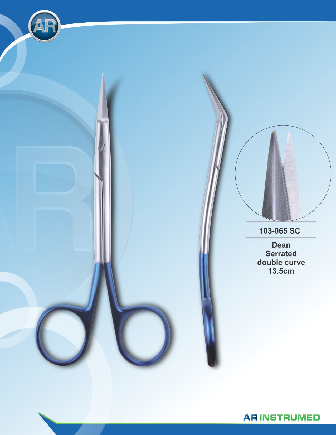 Dean Serrated Double Curve 13.5cm