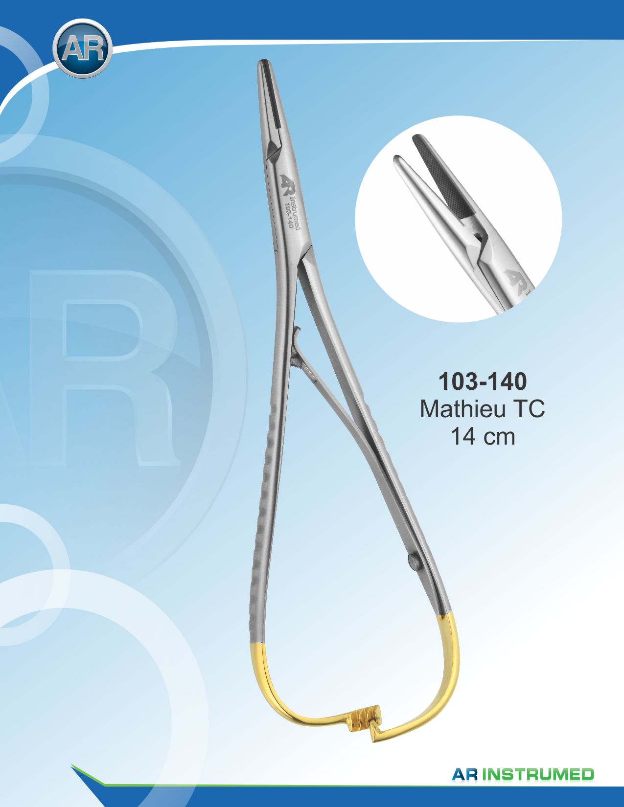 Mathieu Straight wire 2-0,3-0,4-0 17cm