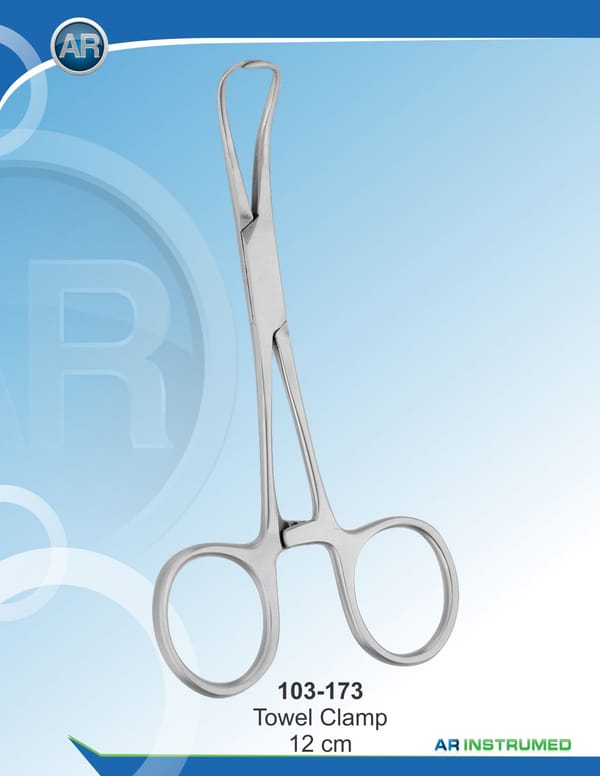 Towel Clamp Forceps 13cm