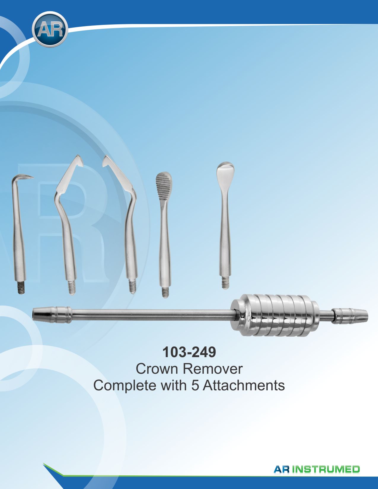Crown Remover Complete with 5 Tips