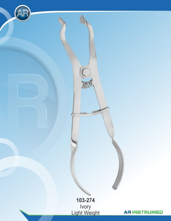 Rubber Dam Clamp Forceps 17cm