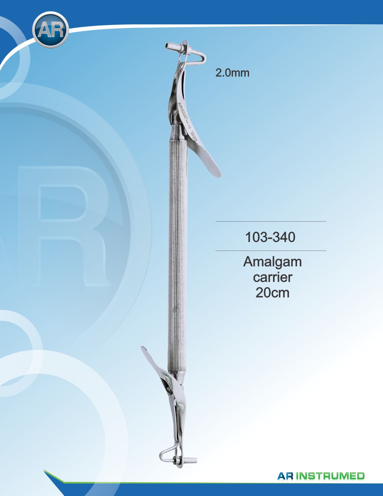 Amalgam Carrier 20cm 2.0/2.5mm