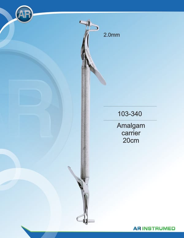 Amalgam Carrier 20cm 2.0/2.5mm